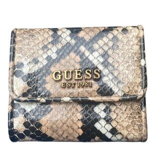 GUESS Multi-Color Snake Print Wallet